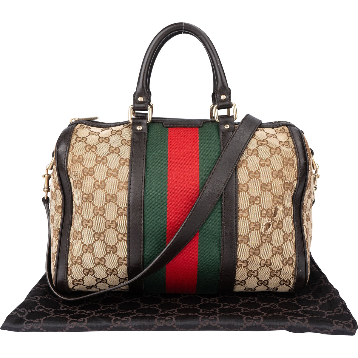 Gucci GG Monogram Boston Handtasche, Bild 2 von 12