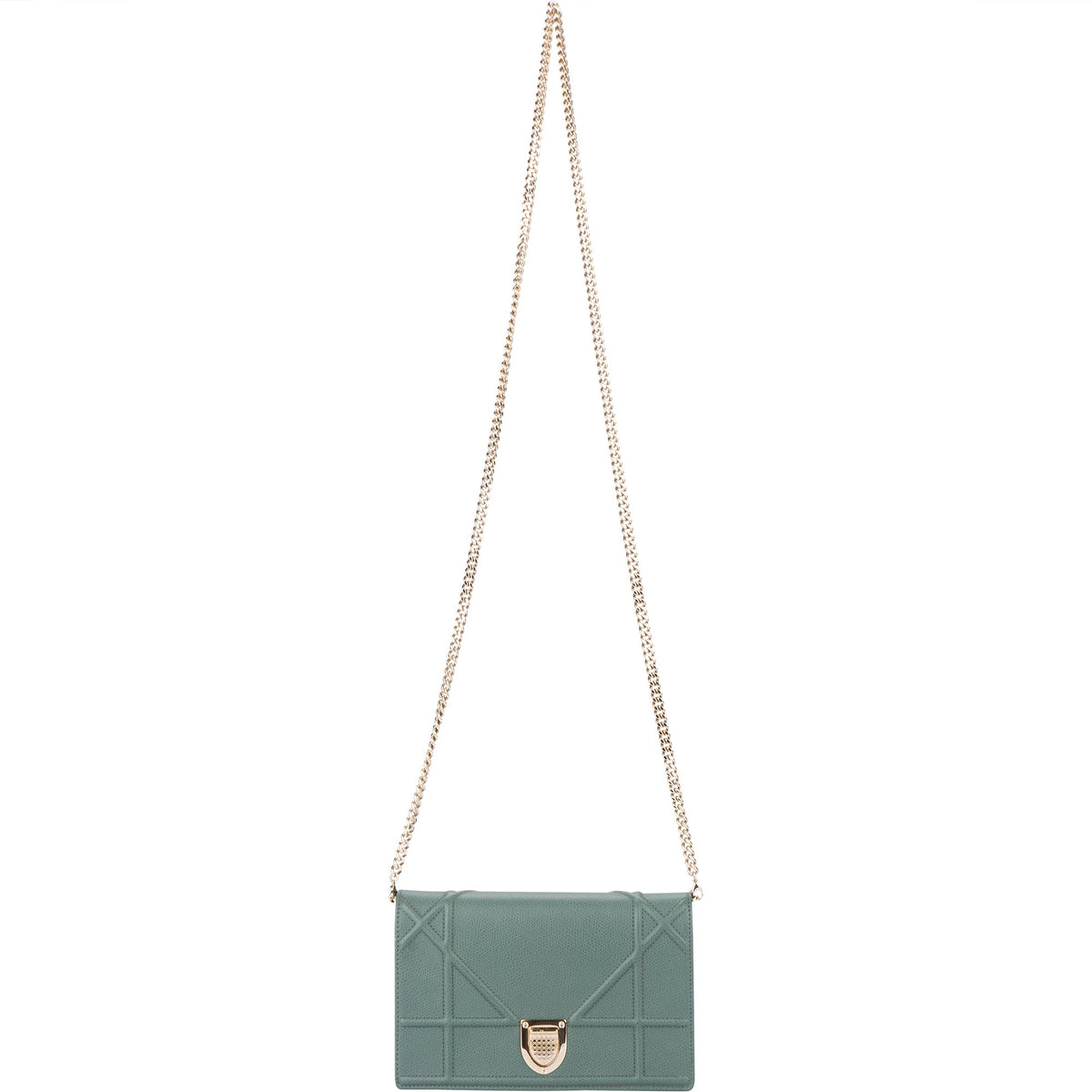 Dior Diorama Wallet on Chain aus Leder – Ansicht 10
