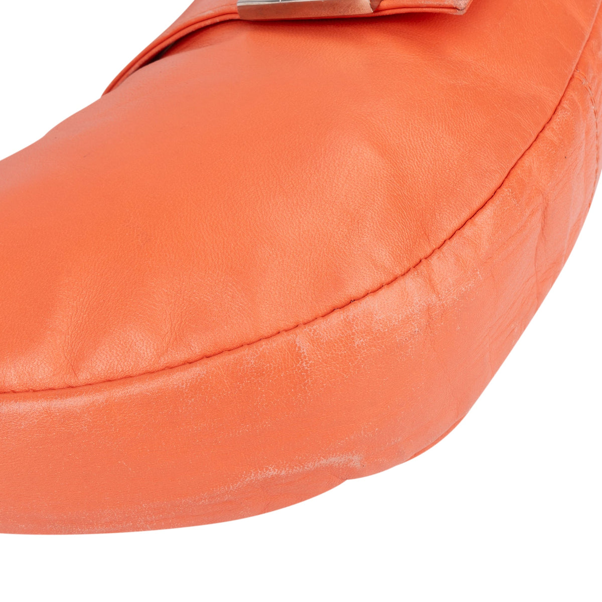 Fendi Orange Leder Limited FF Buckle Hobo, Bild 7 von 10