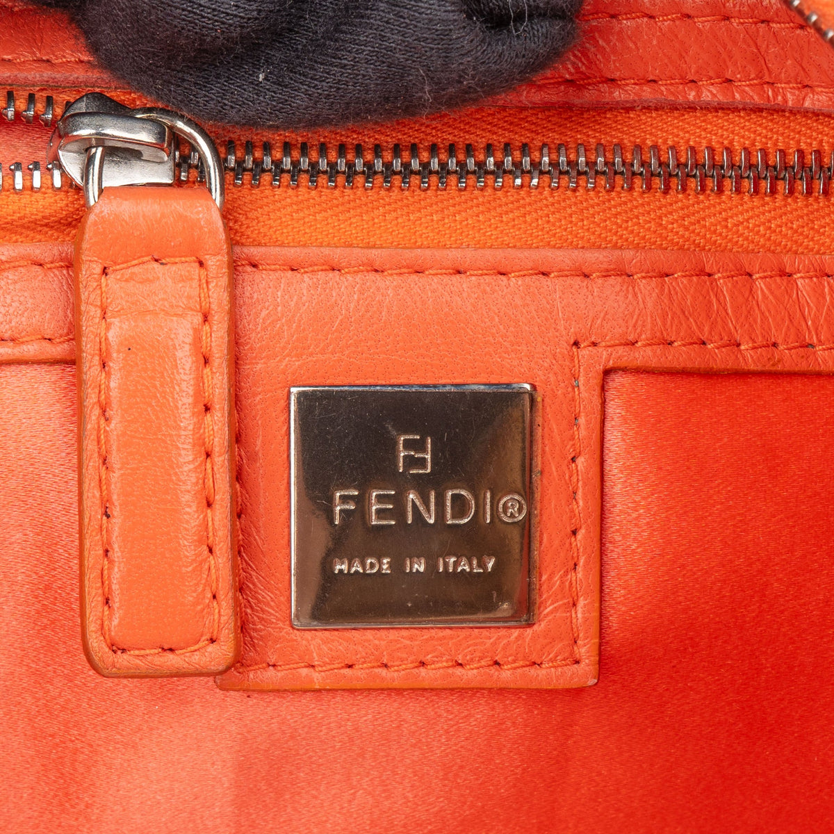 Fendi Orange Leder Limited FF Buckle Hobo, Bild 9 von 10
