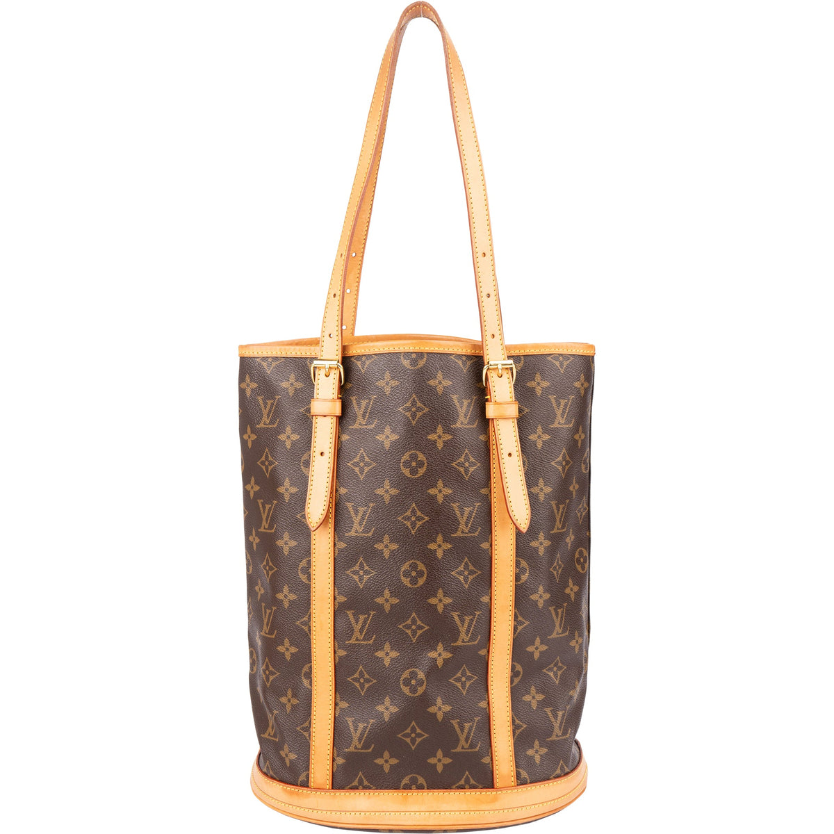 Borsa a spalla Louis Vuitton Bucket GM in tela Monogram
