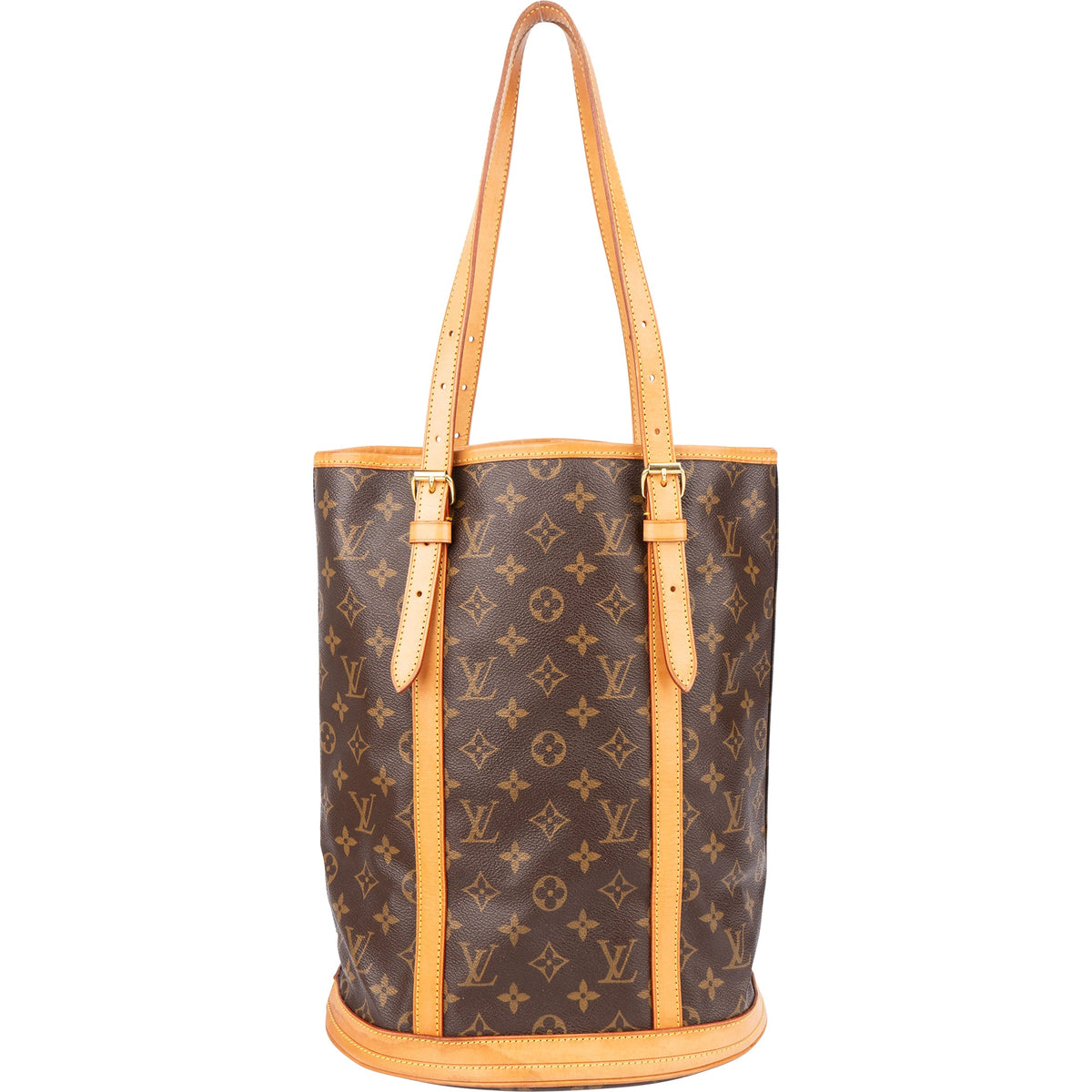 Borsa a spalla Louis Vuitton Bucket GM in tela Monogram