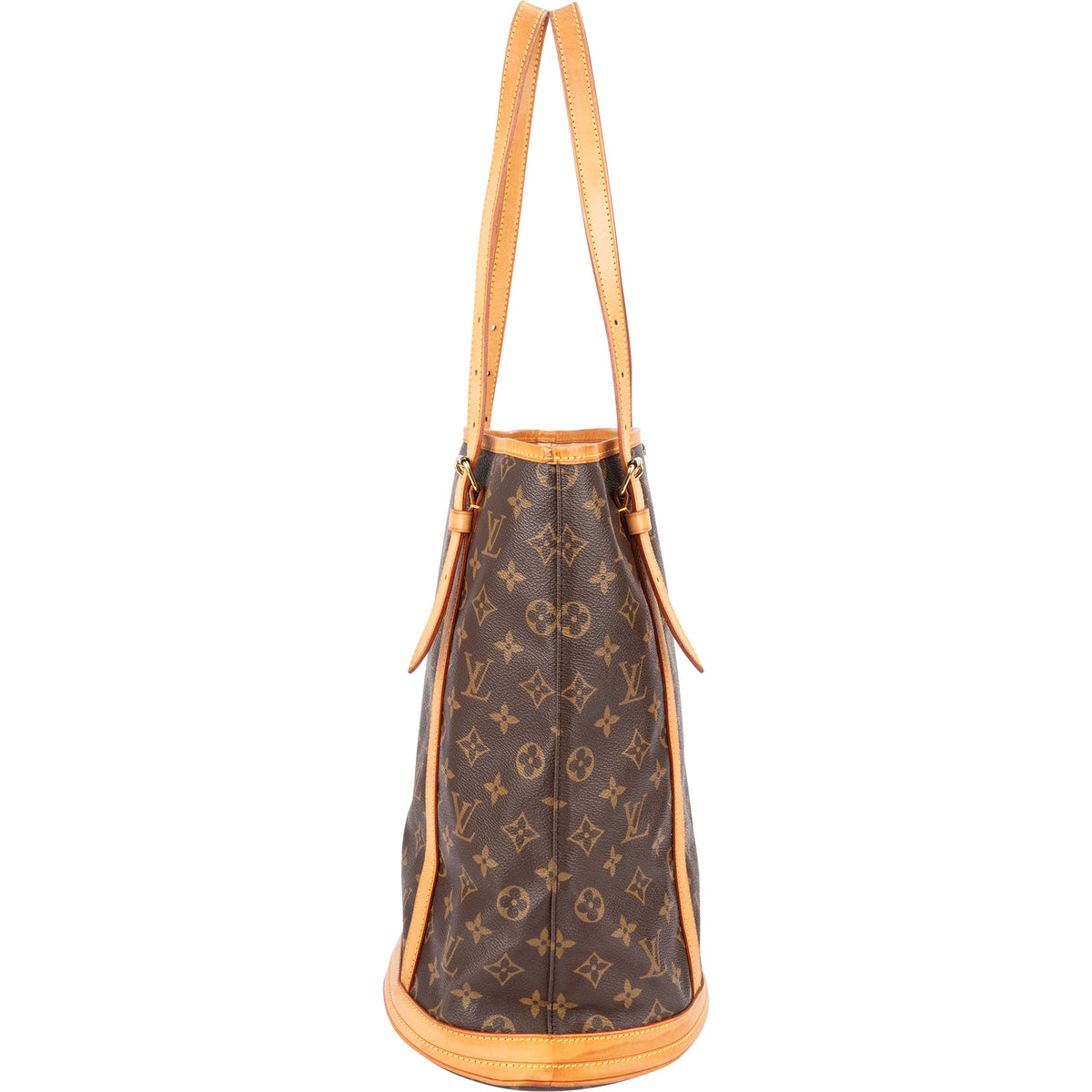 Borsa a spalla Louis Vuitton Bucket GM in tela Monogram