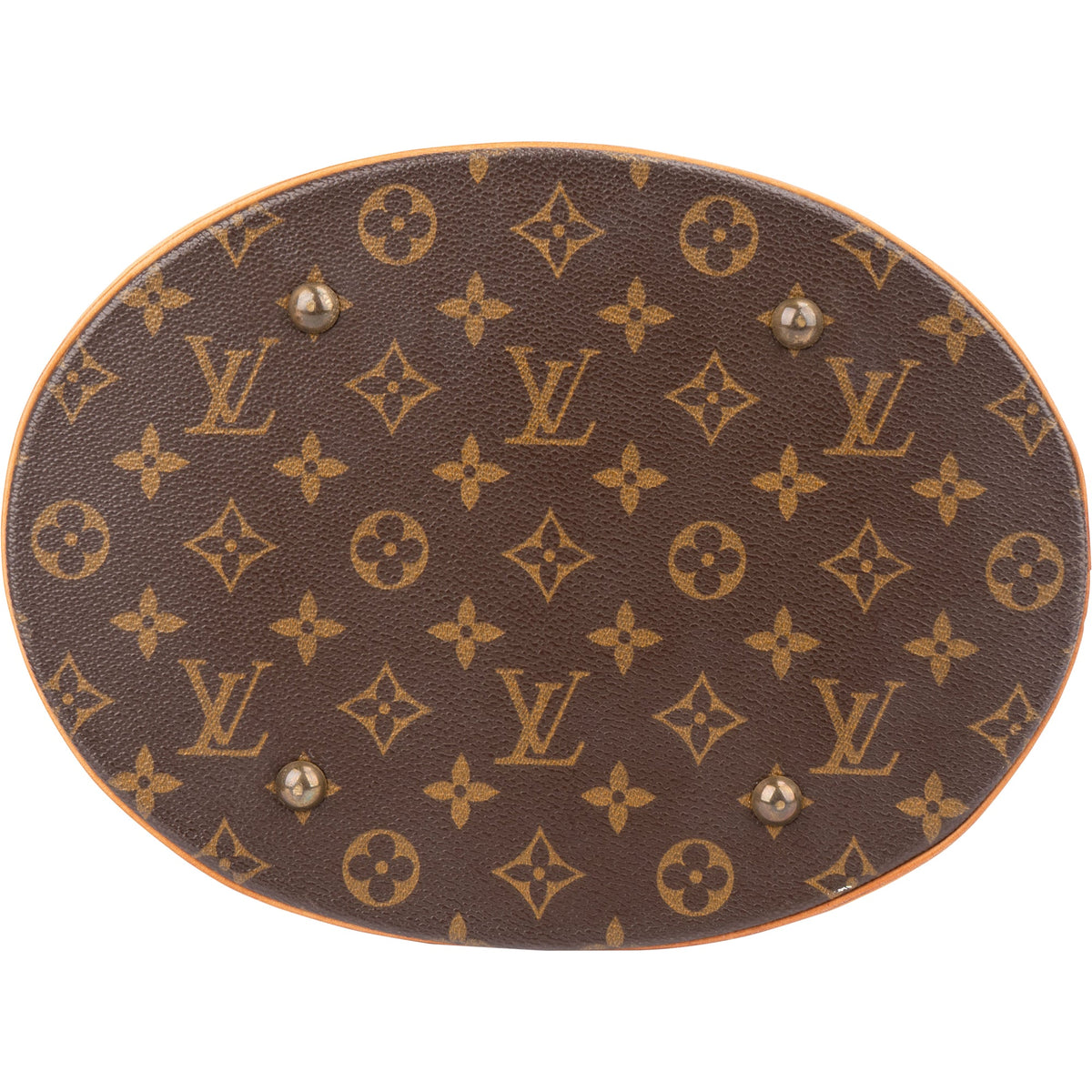 Borsa a spalla Louis Vuitton Bucket GM in tela Monogram