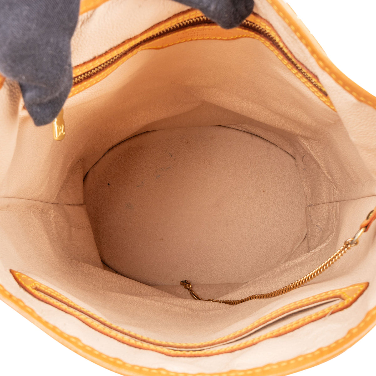 Borsa a spalla Louis Vuitton Bucket GM in tela Monogram