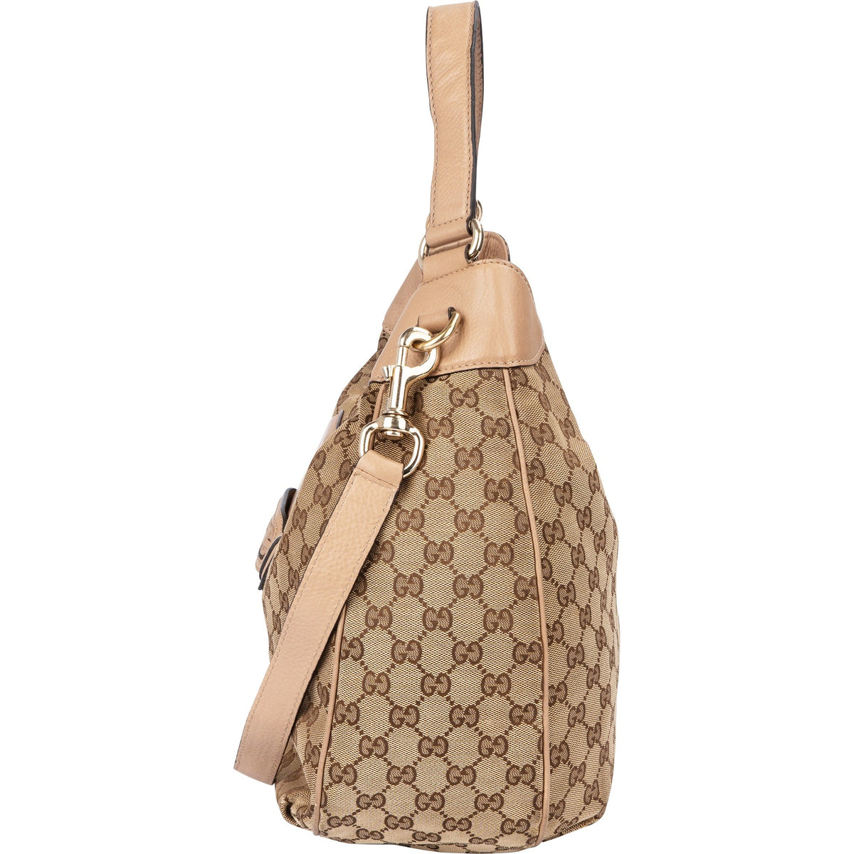 Gucci GG-monogram Horsebit Hobo-schoudertas
