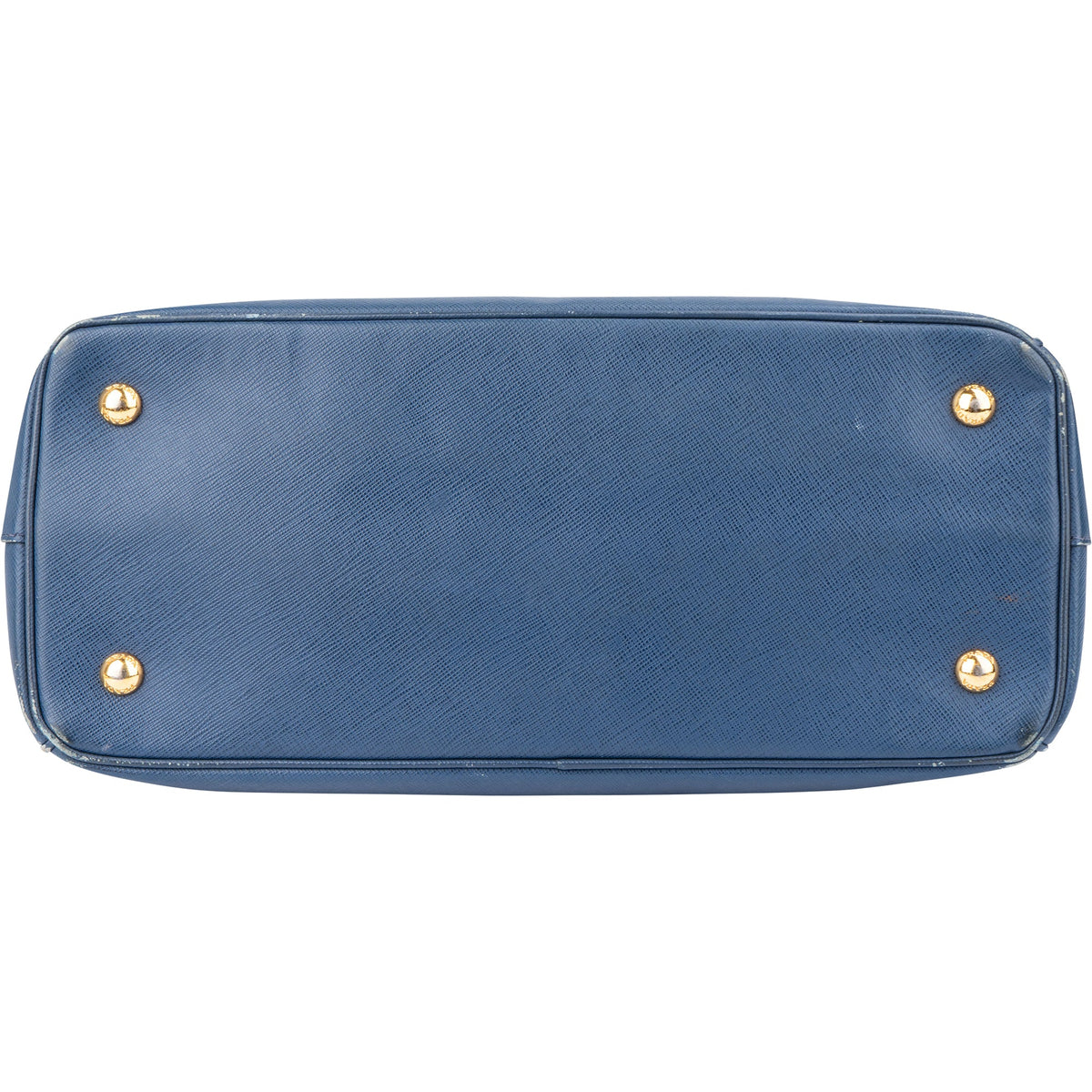 Prada Galleria aus blauem Saffiano-Leder – Ansicht 8