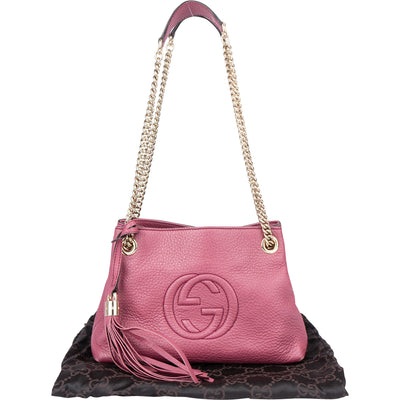 Sac bandoulière Gucci Soho en cuir GG