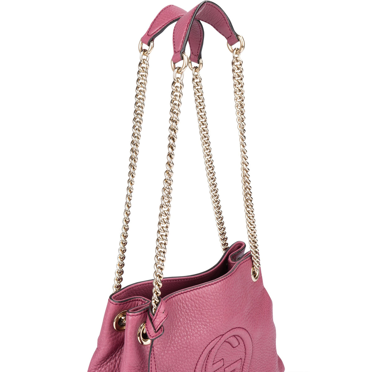 Gucci Soho crossbody tas van leer met GG-logo