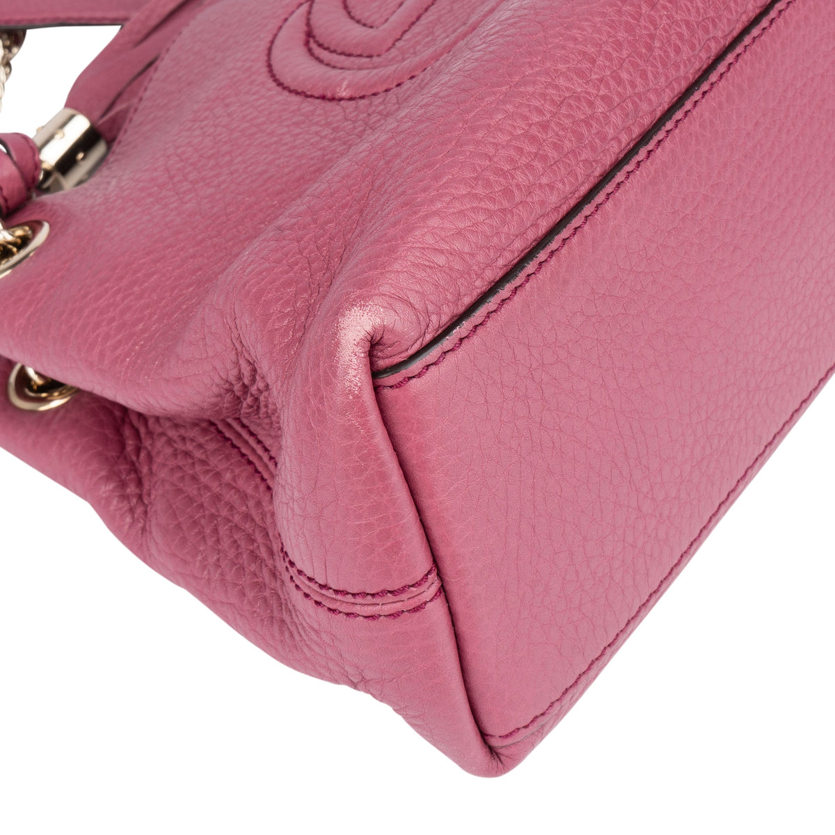 Gucci Soho crossbody tas van leer met GG-logo