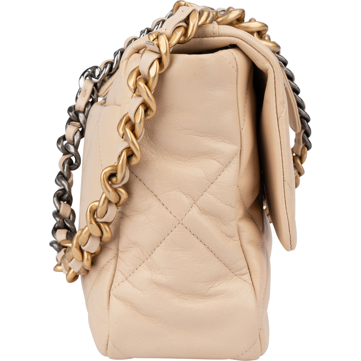 Chanel 19 Leder Single Flap Umhängetasche, Bild 3 von 15