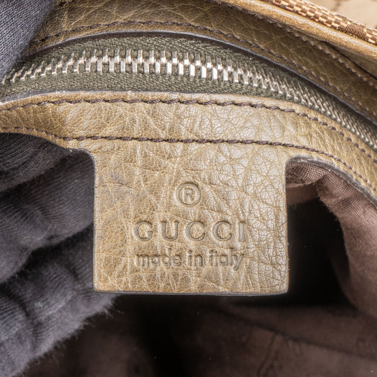 Borsa a mano Gucci GG Monogram in bambù