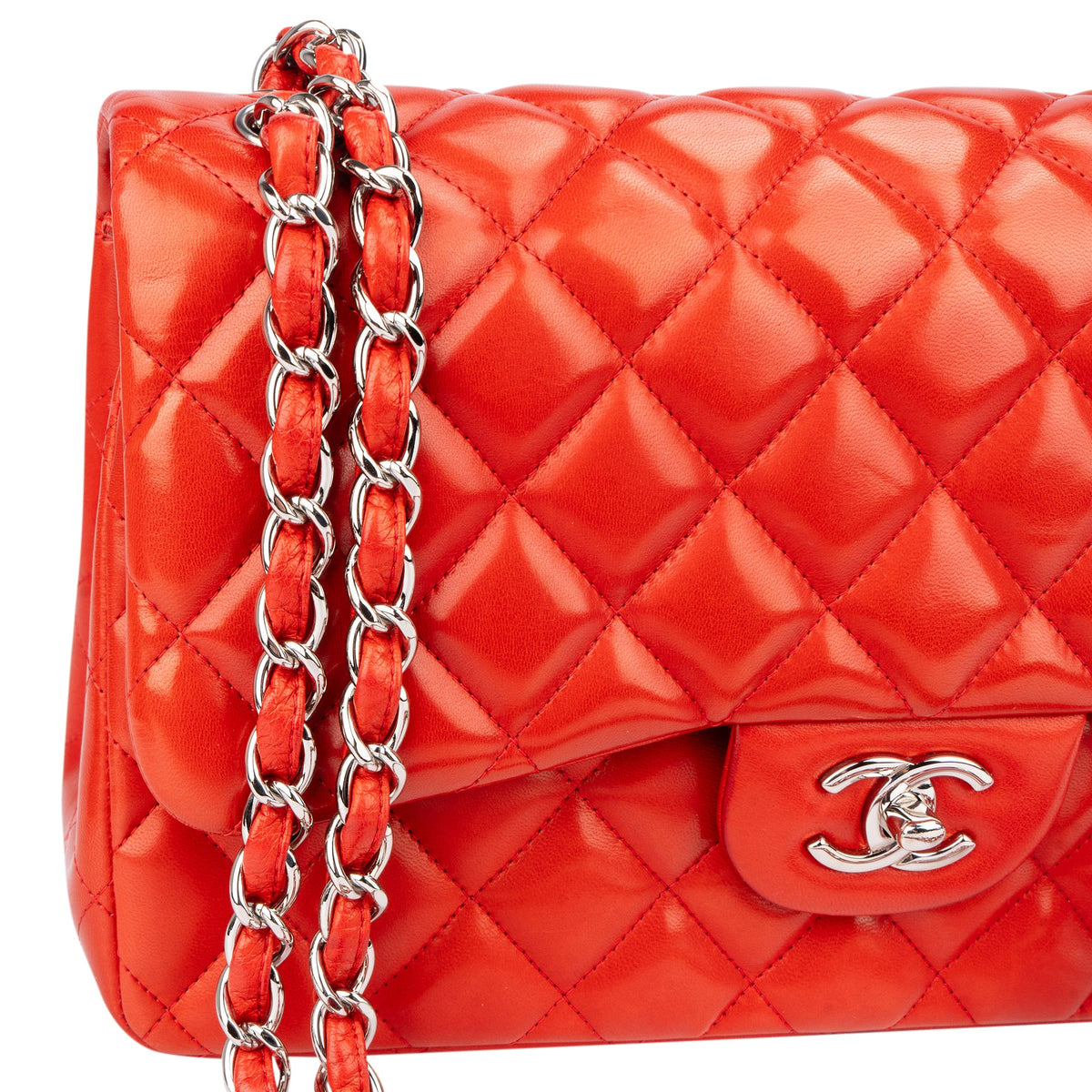 Chanel Lammleder Jumbo Double Flap Umhängetasche, Bild 10 von 16