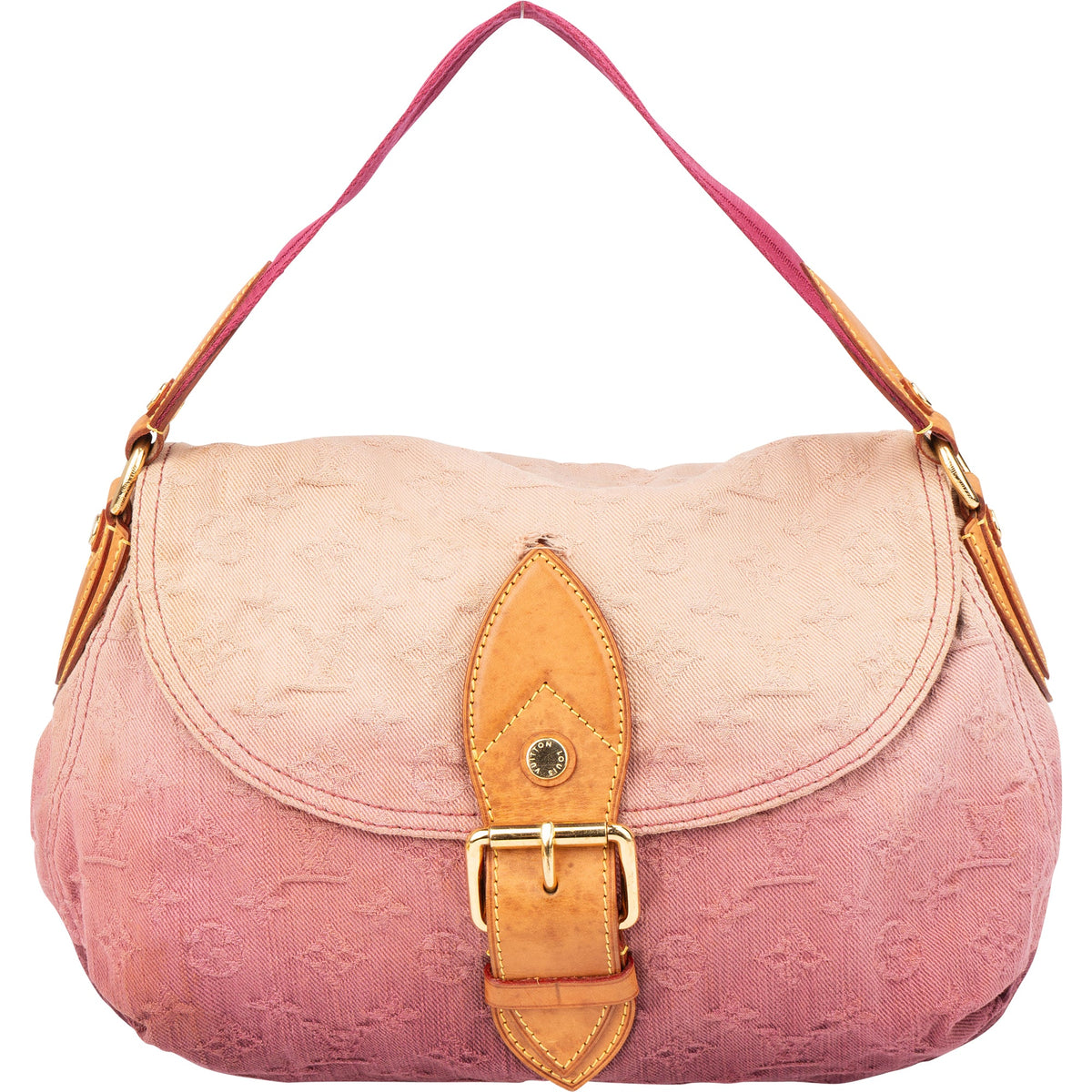 Louis Vuitton Sunshine aus Monogram Denim – Vorderansicht