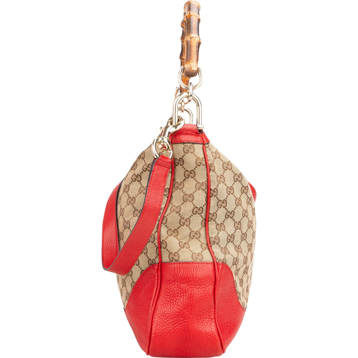 Gucci GG Monogram Bamboo Handtasche, Bild 3 von 11