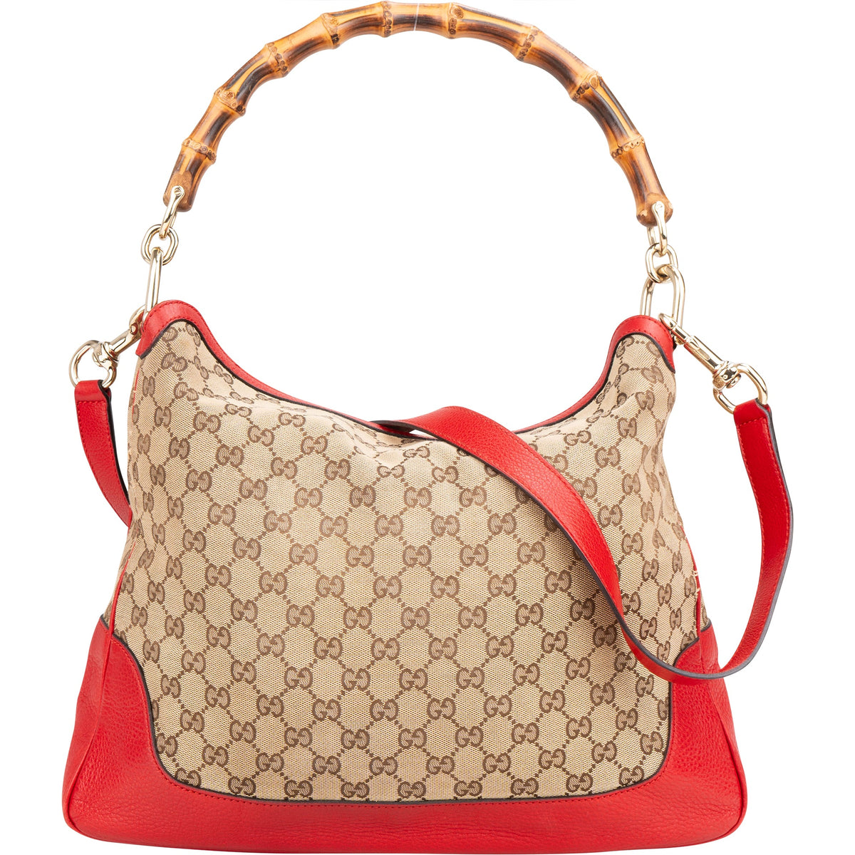 Gucci GG Monogram Bamboo Handtasche, Bild 4 von 11