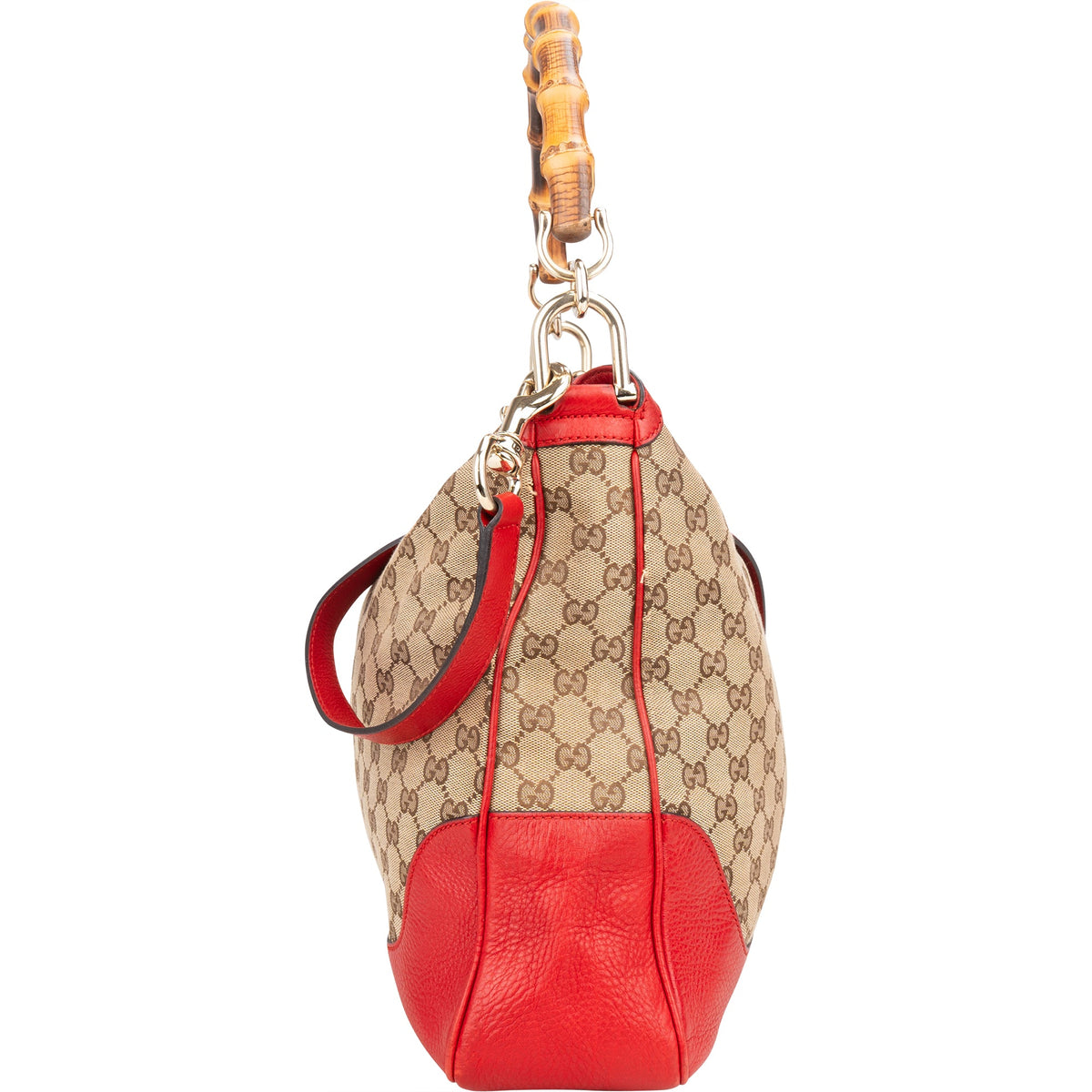 Gucci GG Monogram Bamboo Handtasche, Bild 5 von 11