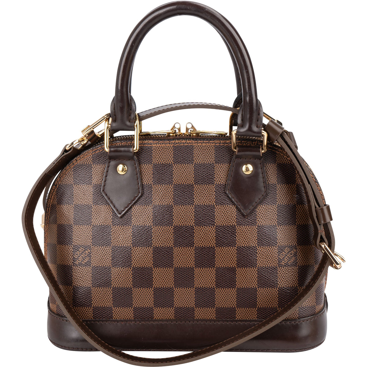 Louis Vuitton Monogram Damier Ebène Canvas Alma BB Handtas