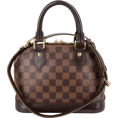 Louis Vuitton Monogram Damier Ebène Canvas Alma BB Handtas