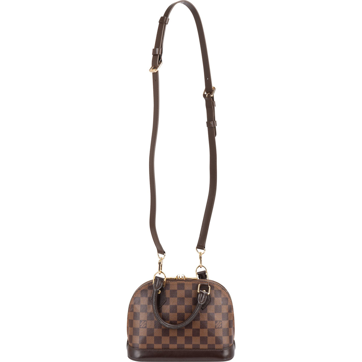 Louis Vuitton Monogram Damier Ebène Canvas Alma BB Handtas