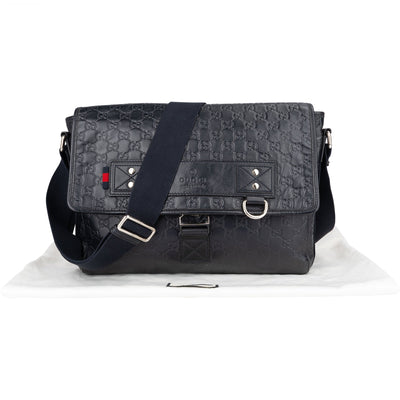 Gucci GG lederen Monogram Sherry Business Messenger tas