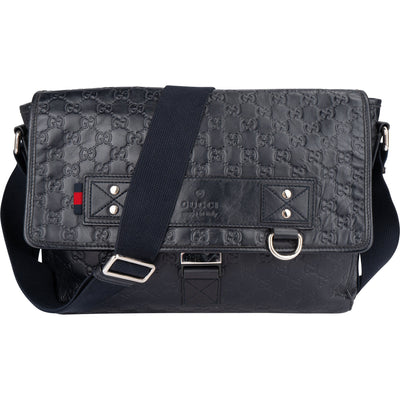 Gucci GG lederen Monogram Sherry Business Messenger tas