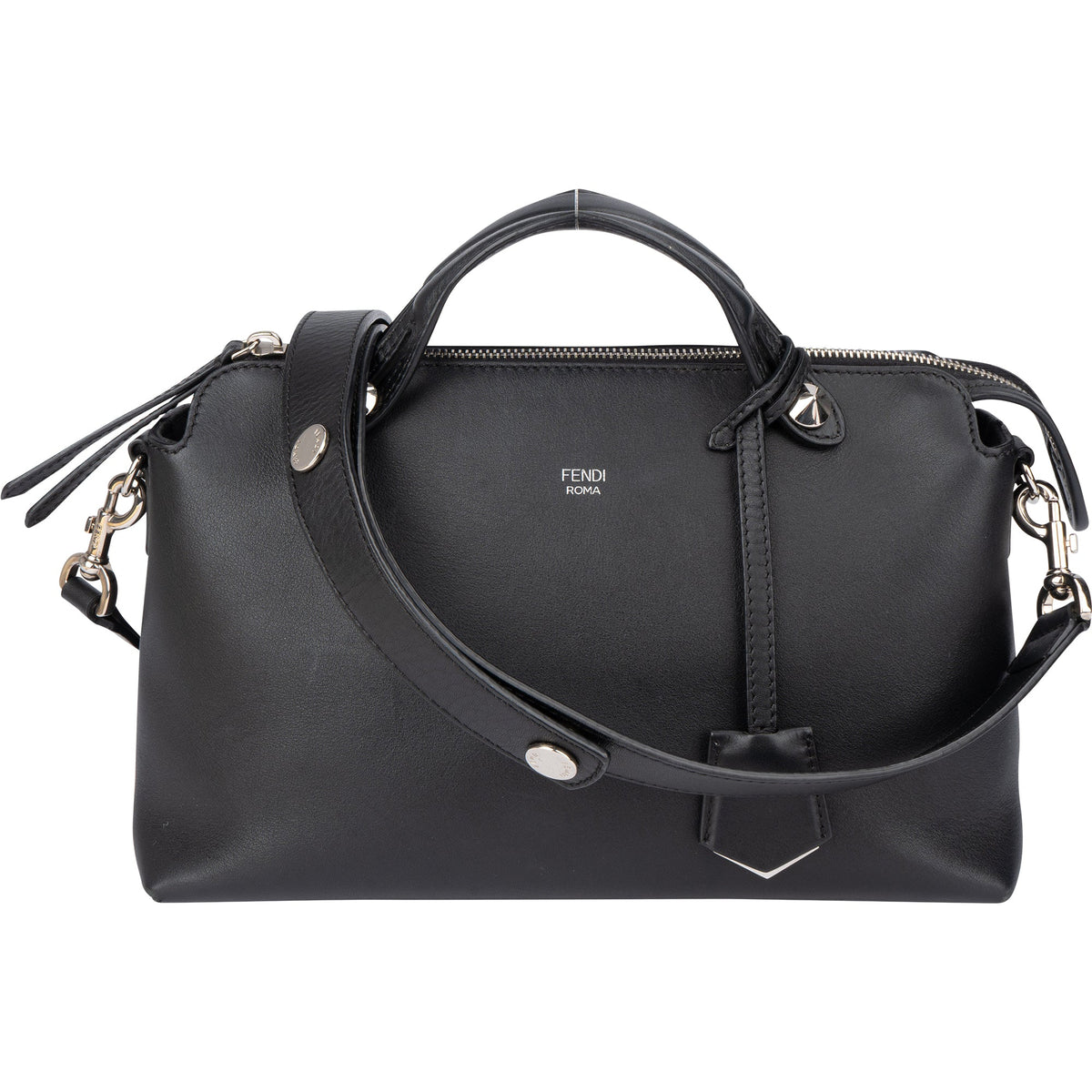 Bolso de mano Fendi By The Way en piel negra