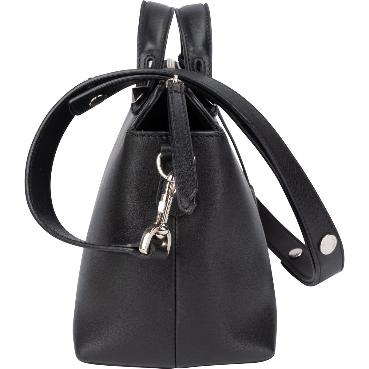 Bolso de mano Fendi By The Way en piel negra