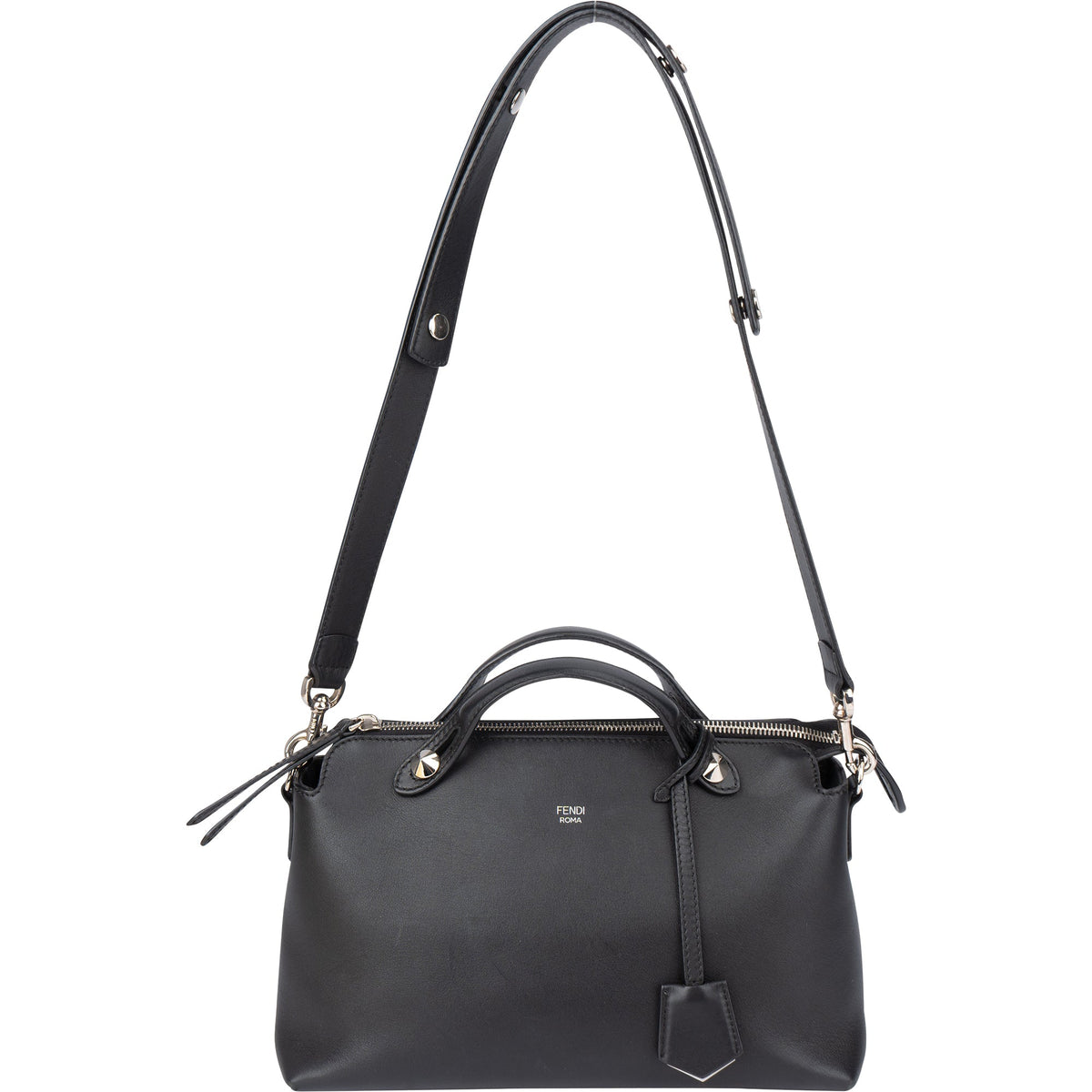 Bolso de mano Fendi By The Way en piel negra