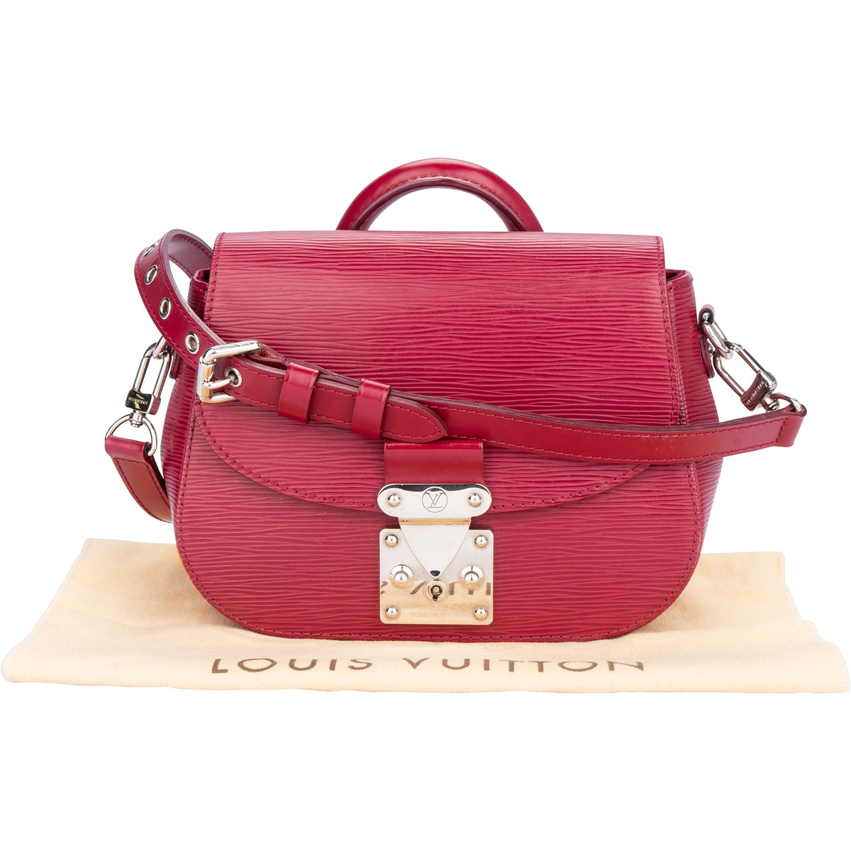 Bolso de mano Louis Vuitton Epi Leather Eden Fuchsia PM