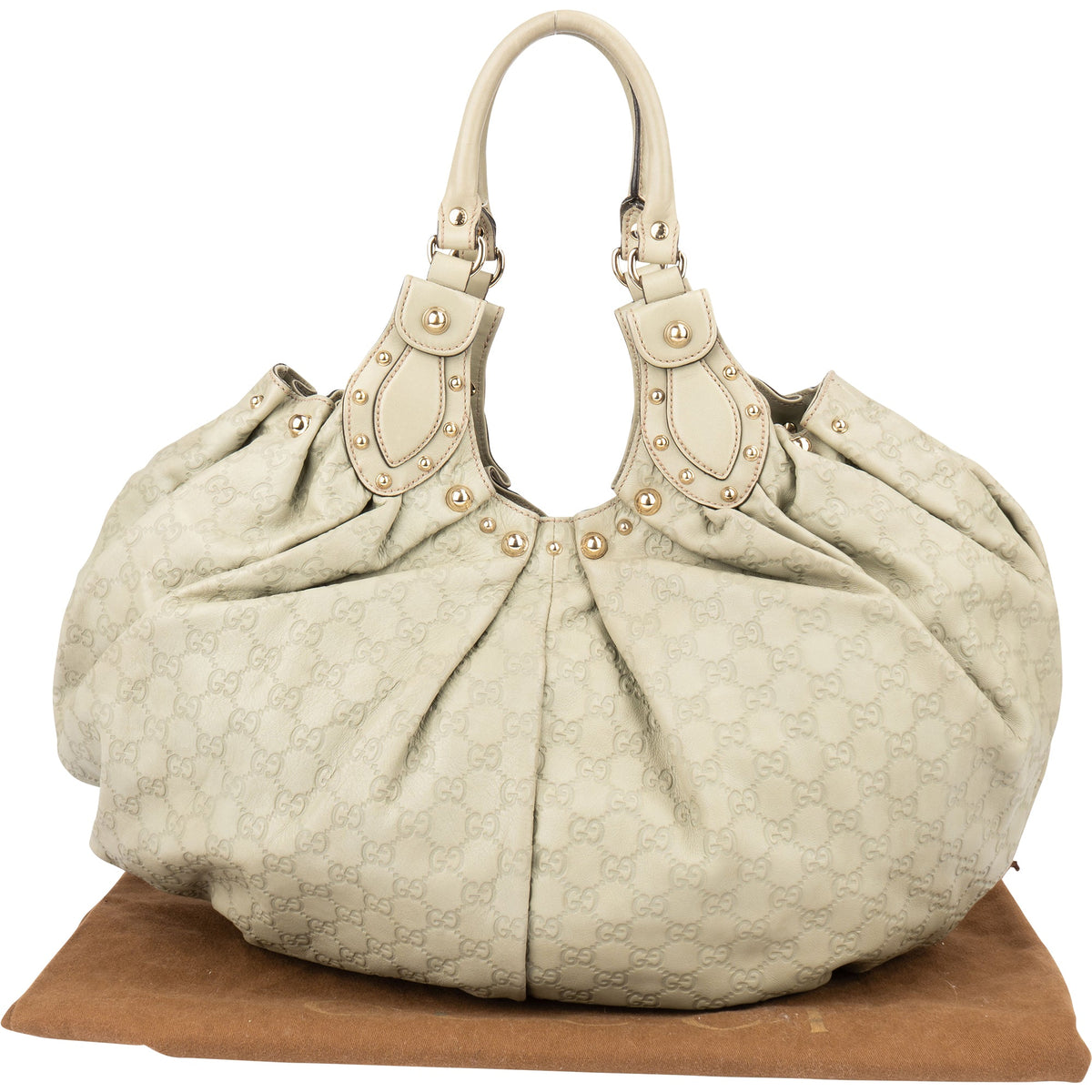 Gucci Leder GG Monogram Pelham Handtasche, Bild 2 von 11