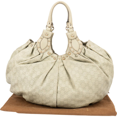 Gucci leren GG-monogram Pelham handtas
