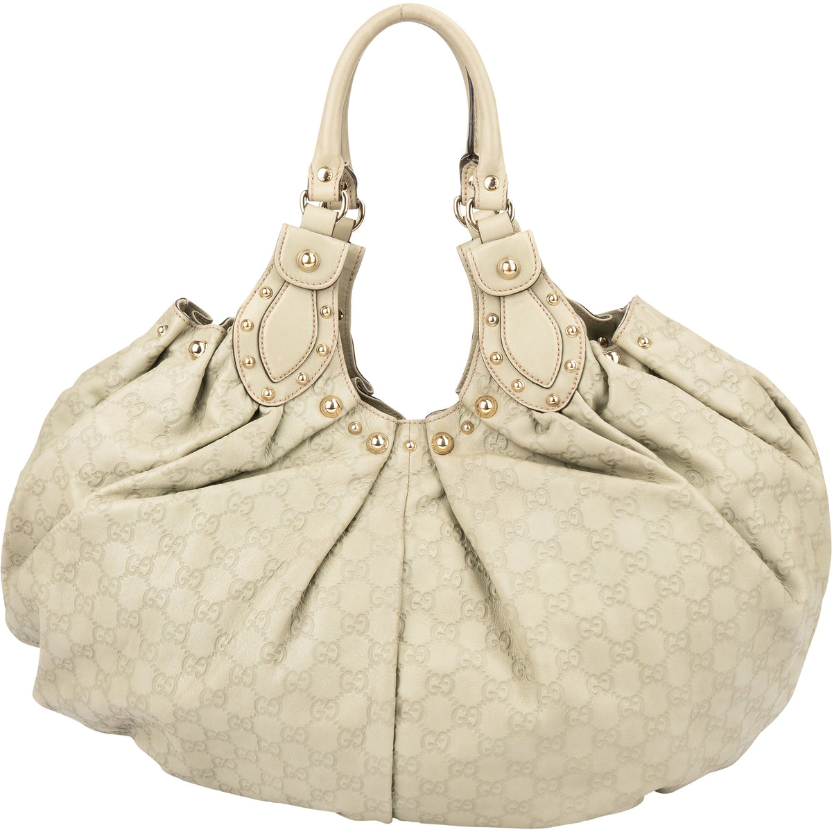 Gucci GG Monogram Pelham aus Baumwolle und Leder – Vorderansicht