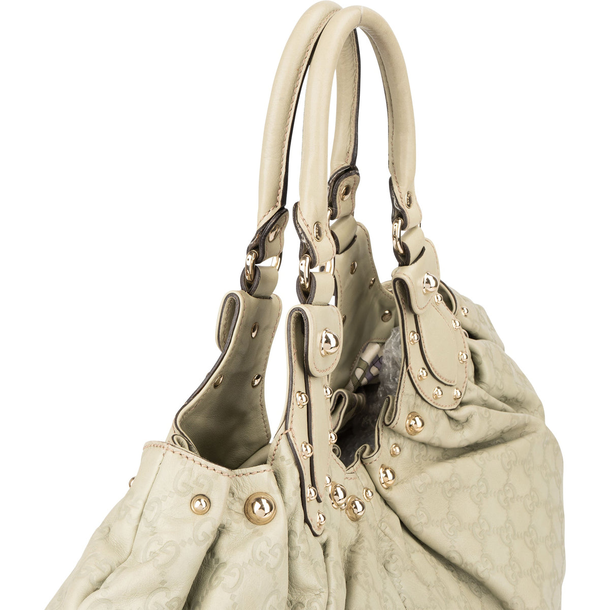 Gucci Leder GG Monogram Pelham Handtasche, Bild 3 von 11