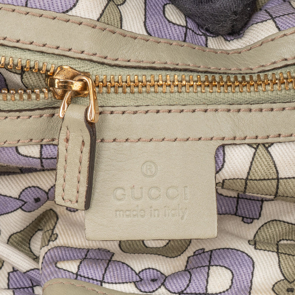 Gucci Leder GG Monogram Pelham Handtasche, Bild 10 von 11