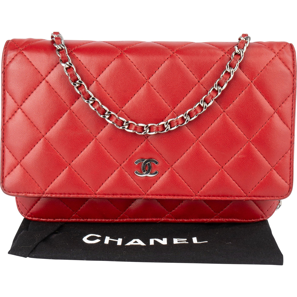 Chanel Lammleder Wallet on Chain Umhängetasche, Bild 2 von 15