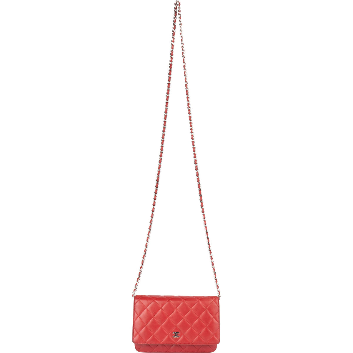 Chanel Lammleder Wallet on Chain Umhängetasche, Bild 11 von 15