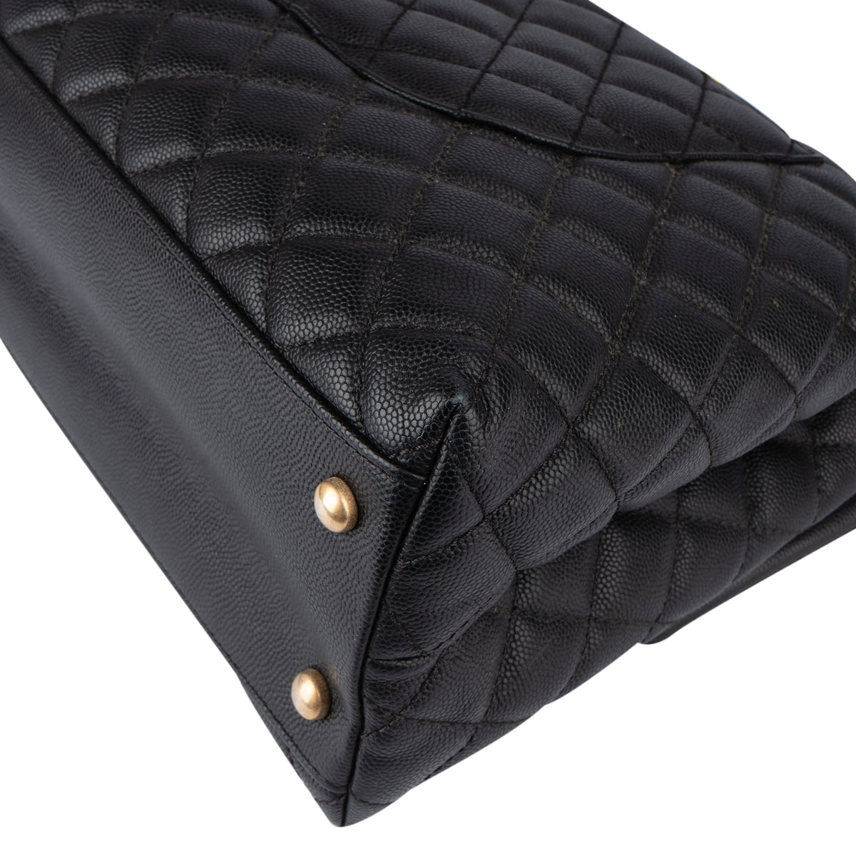 Chanel Echsenleder Caviar Leder CC Coco Henkeltasche, Bild 11 von 16