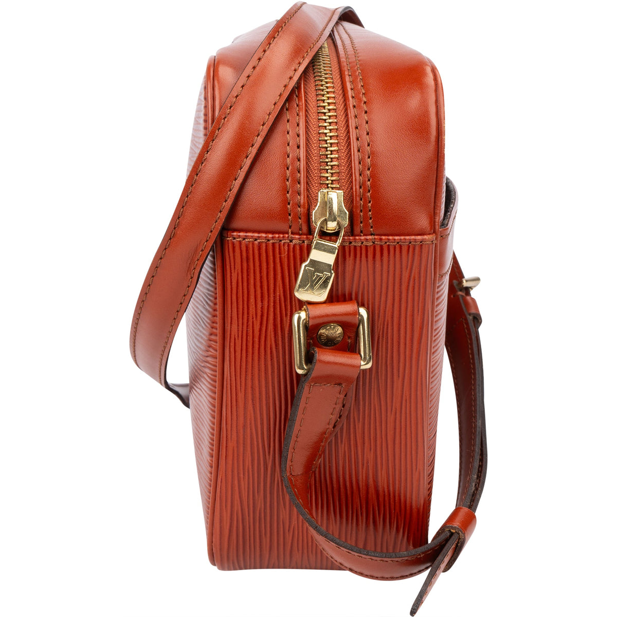 Louis Vuitton Cognac Epi-lederen Trocadero 27 crossbodytas