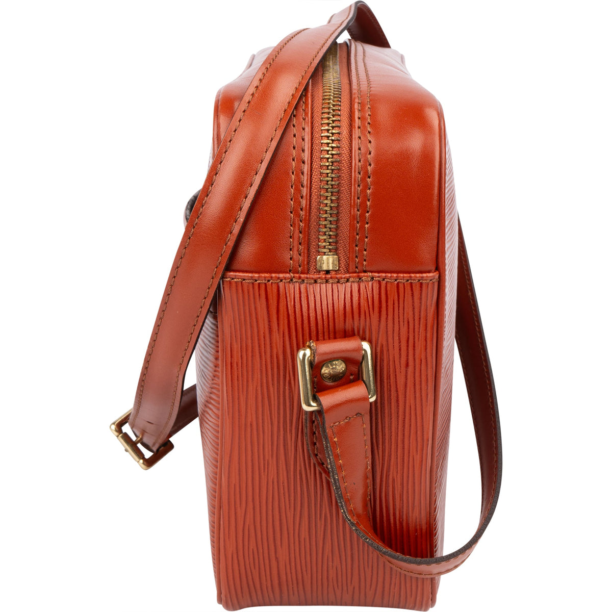 Louis Vuitton Cognac Epi-lederen Trocadero 27 crossbodytas