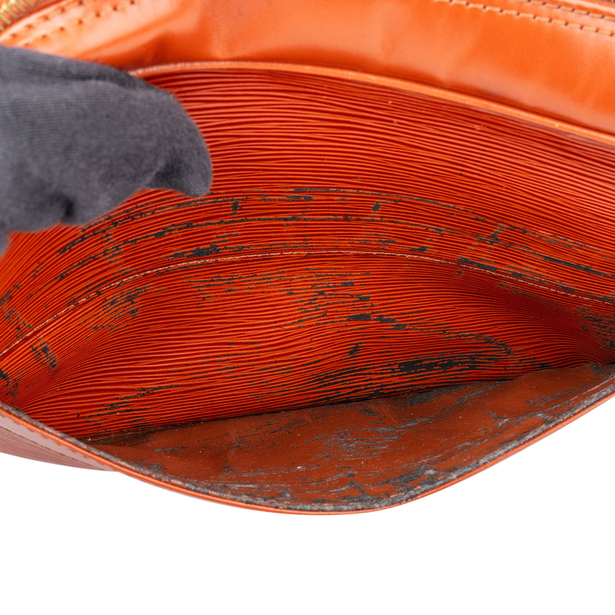 Louis Vuitton Cognac Epi-lederen Trocadero 27 crossbodytas