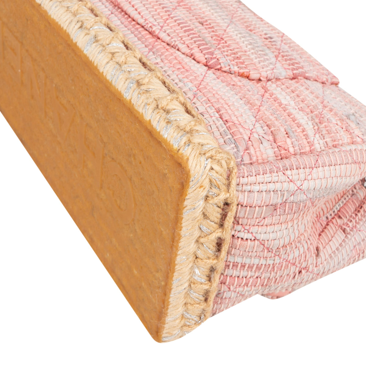 Chanel Tweed Espadrilles Single Flap Umhängetasche, Bild 8 von 16