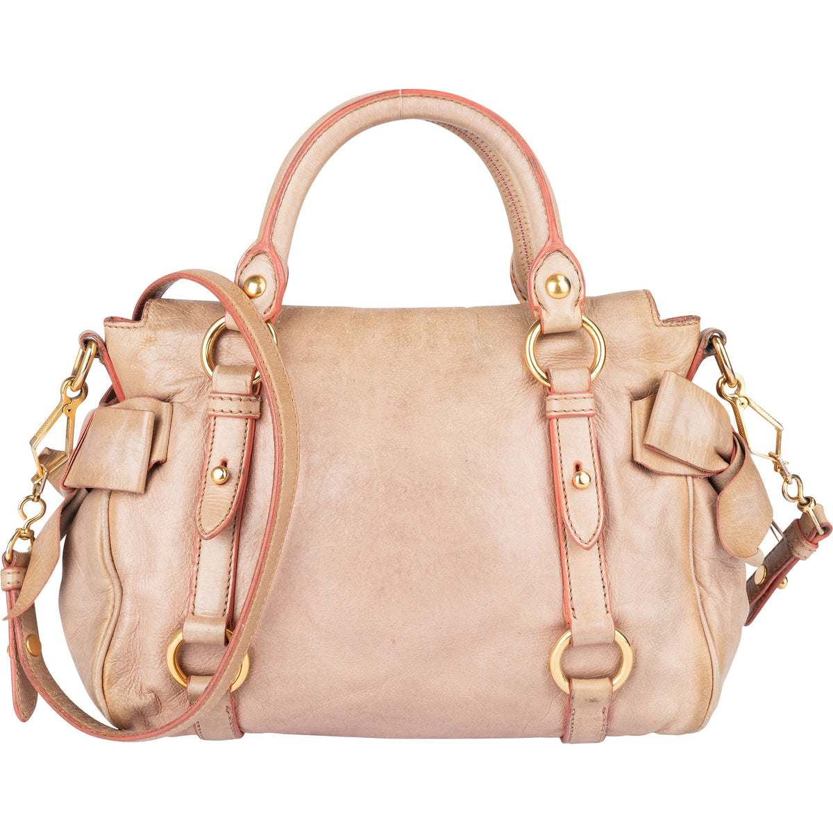 Miu Miu Rosa Leder City Handtasche, Bild 4 von 11