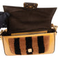 Borsa a mano Fendi Baguette Buckle in shearling