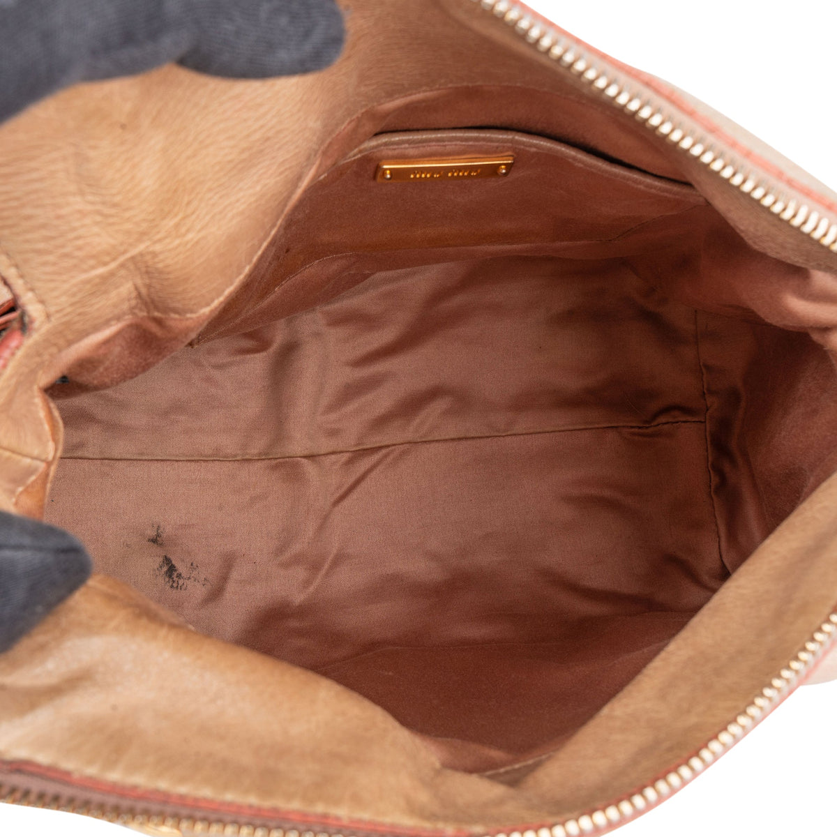 Miu Miu Rosa Leder City Handtasche, Bild 9 von 11