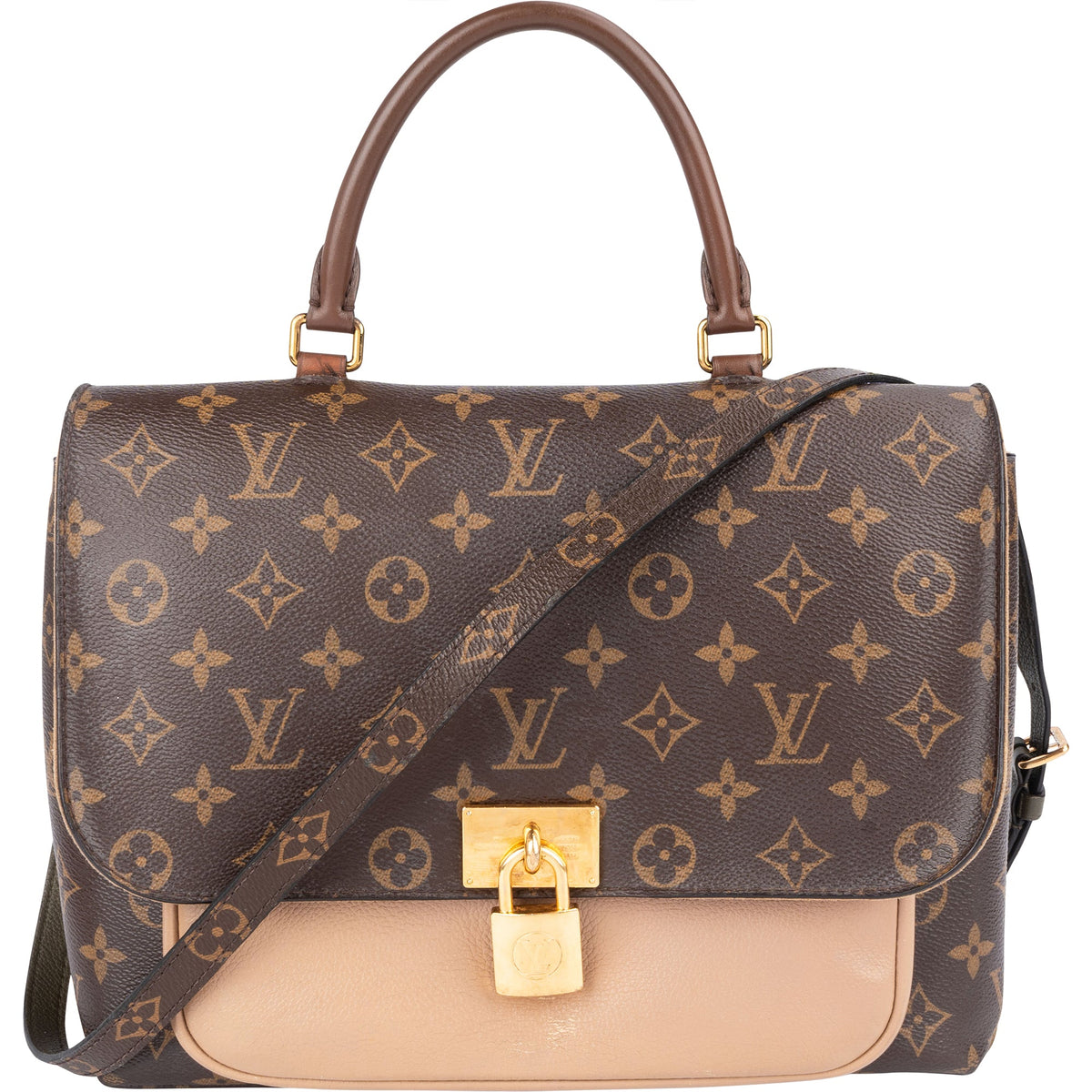 Louis Vuitton Monogram Canvas Marignan aus Monogram Canvas und Leder – Vorderansicht