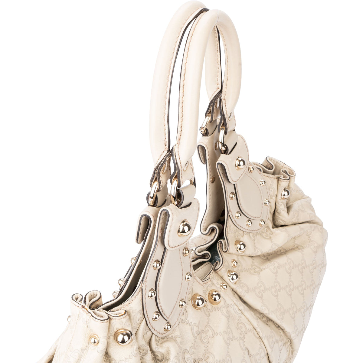 Gucci GG Leder Monogram Palham Handtasche, Bild 3 von 11