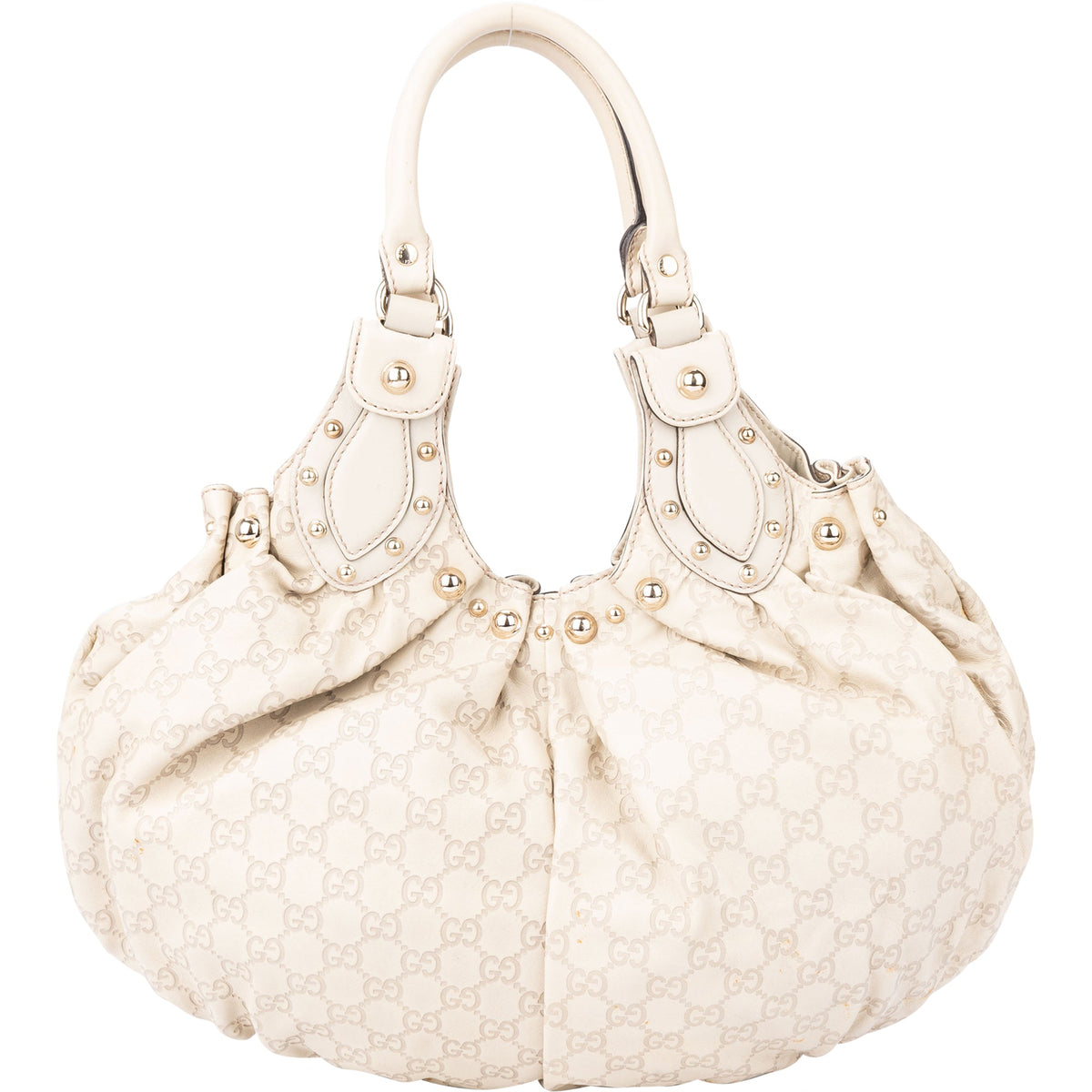 Gucci GG Leder Monogram Palham Handtasche, Bild 5 von 11
