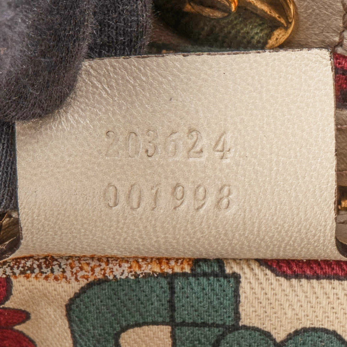 Gucci GG Leder Monogram Palham Handtasche, Bild 11 von 11
