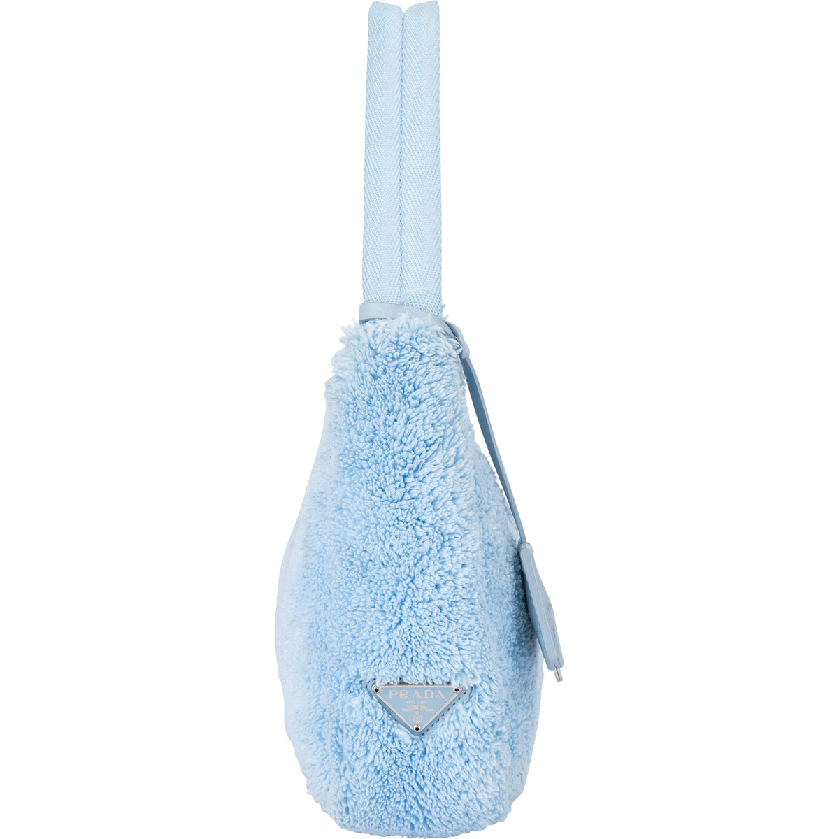 Prada Blau Terry Re-Edition Handtasche, Bild 3 von 10